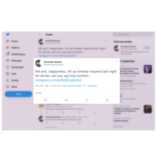 social search for mentions
