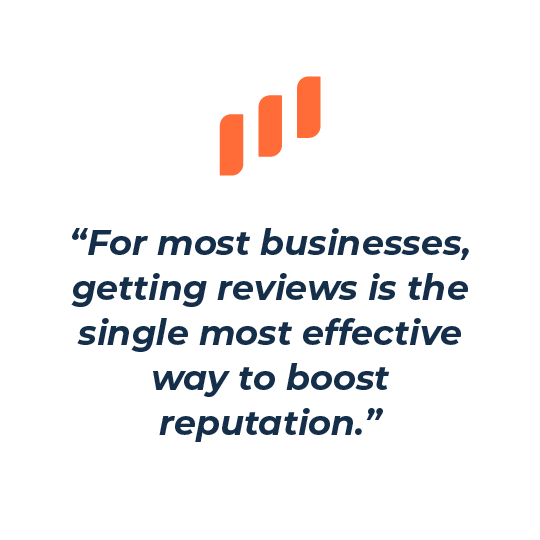 boost reputation with reviews