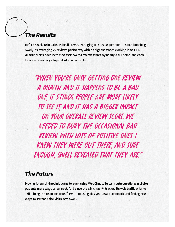 Twin Cities Pain Clinic case study — page 5