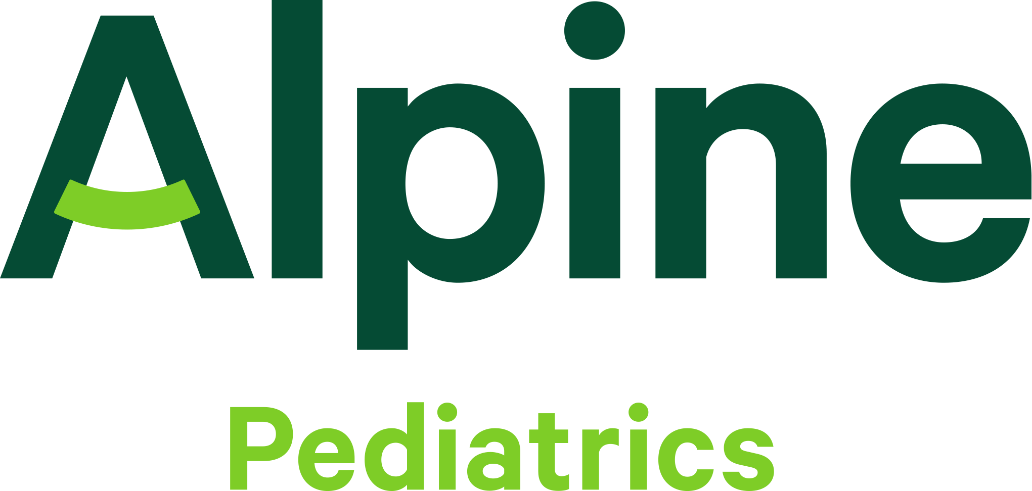 The Alpine Pediatrics logo.