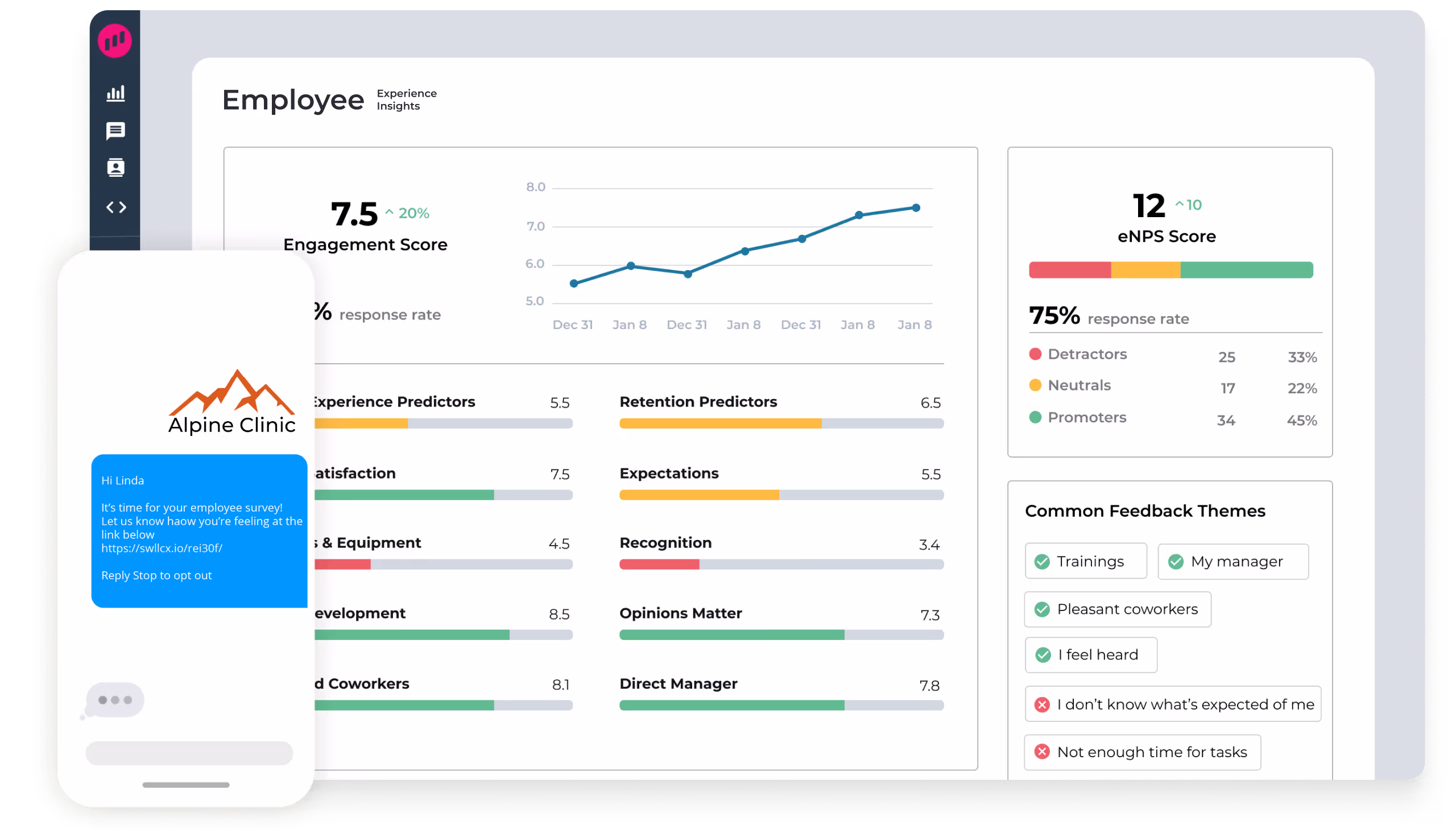 employee experience insights ui