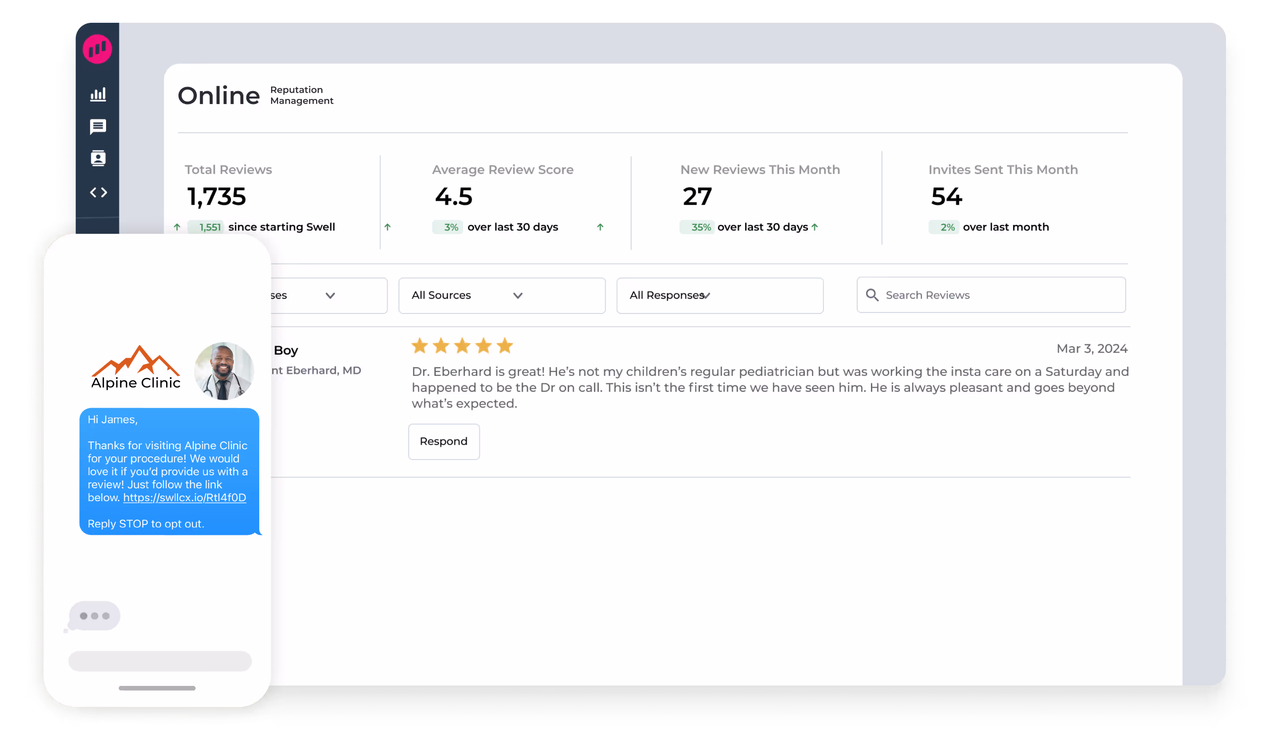 online reputation management ui